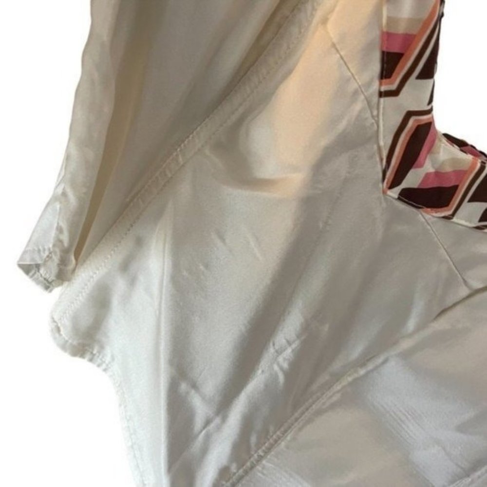 Shoshanna 100% Silk Strapless Knot Dress 4 - Picture 8 of 13